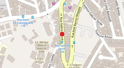 Mapa da localização