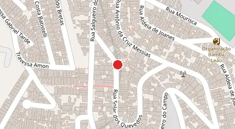 Mapa da localização