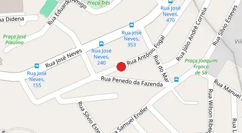 Mapa da localização