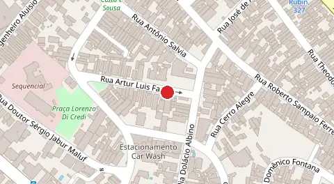 Mapa da localização