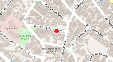 Mapa da localização