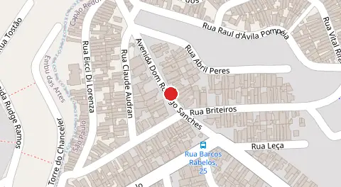 Mapa da localização