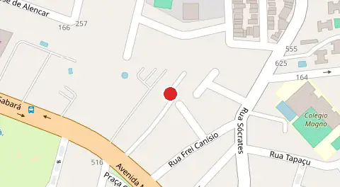 Mapa da localização