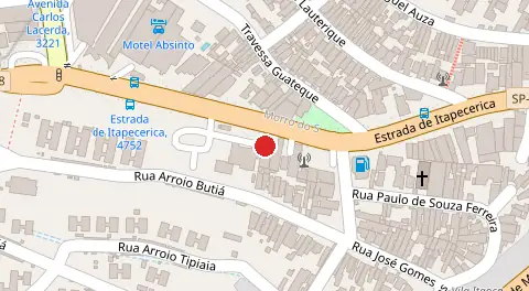 Mapa da localização