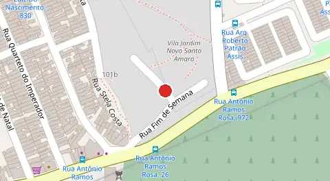 Mapa da localização