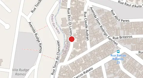 Mapa da localização