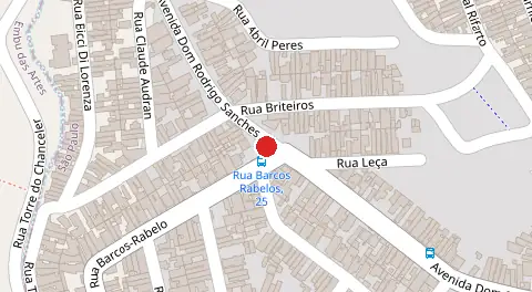 Mapa da localização