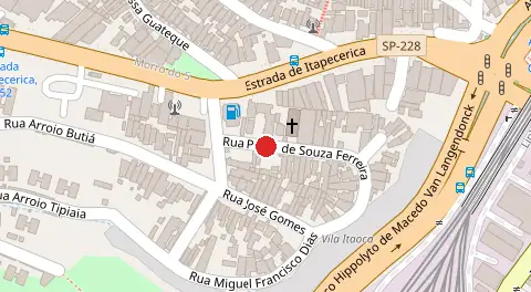 Mapa da localização