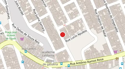 Mapa da localização