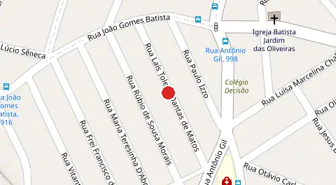 Mapa da localização