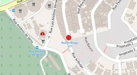 Mapa da localização