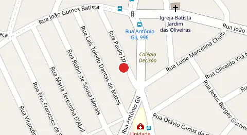 Mapa da localização