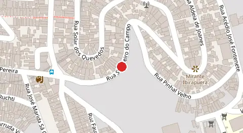 Mapa da localização