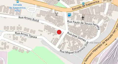 Mapa da localização