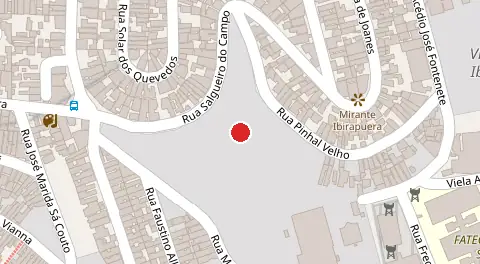 Mapa da localização