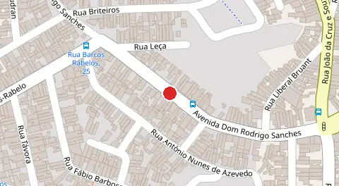 Mapa da localização