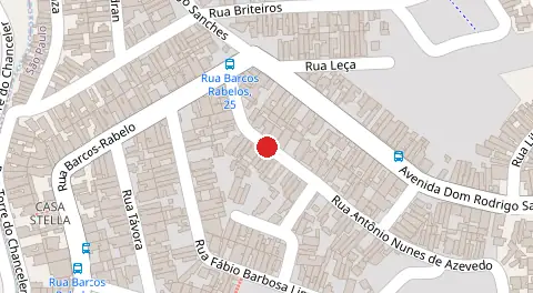 Mapa da localização