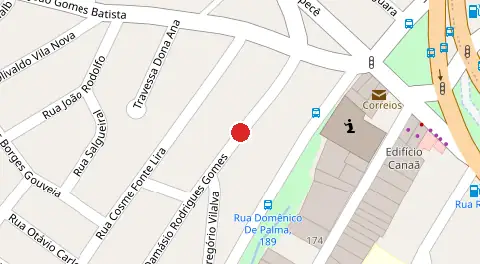 Mapa da localização