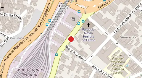 Mapa da localização