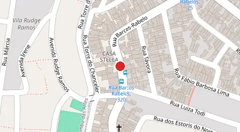Mapa da localização