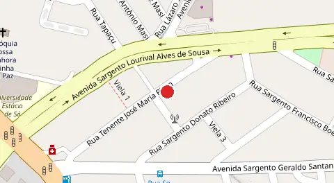 Mapa da localização