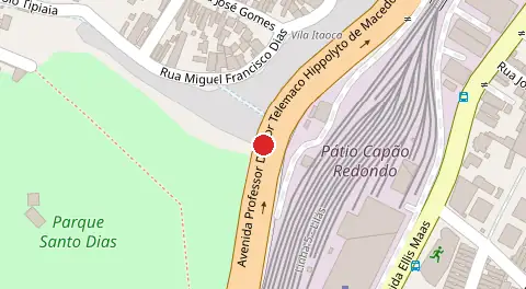 Mapa da localização