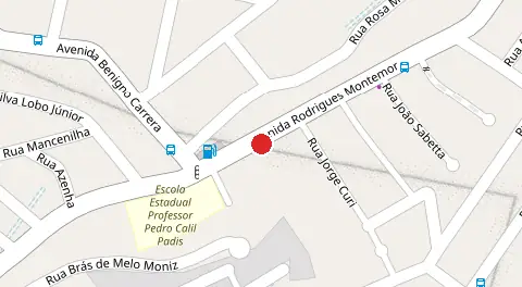 Mapa da localização