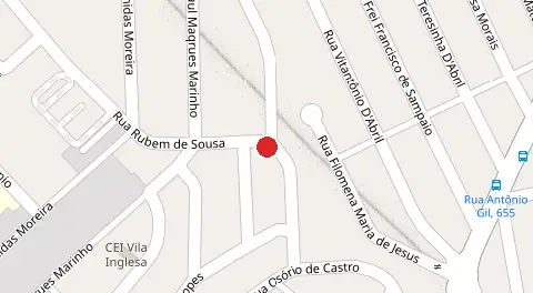 Mapa da localização