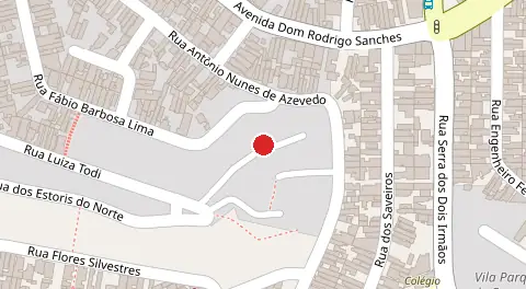 Mapa da localização