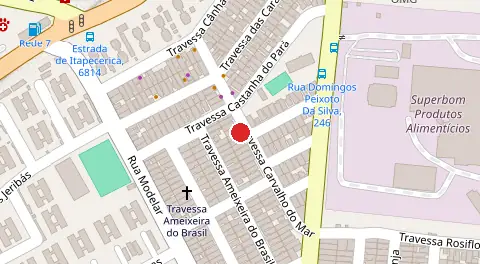 Mapa da localização