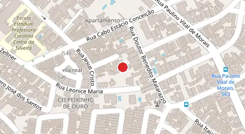 Mapa da localização