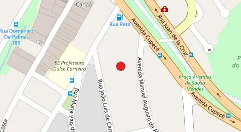 Mapa da localização
