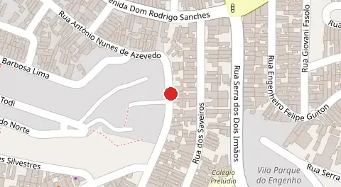 Mapa da localização
