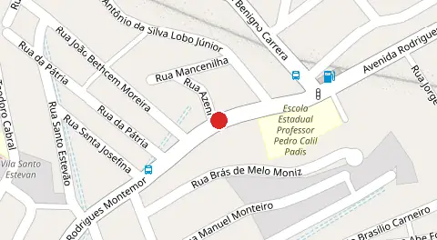 Mapa da localização