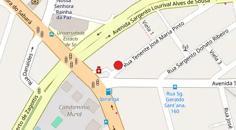 Mapa da localização