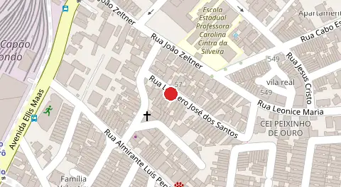 Mapa da localização