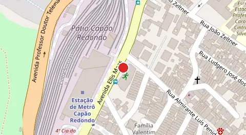 Mapa da localização