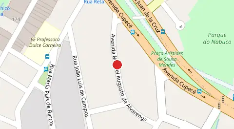 Mapa da localização