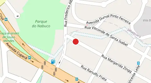 Mapa da localização