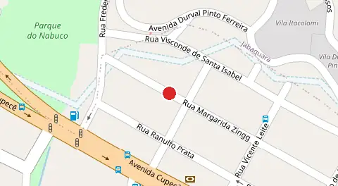 Mapa da localização