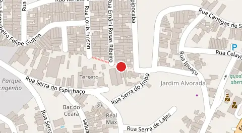 Mapa da localização