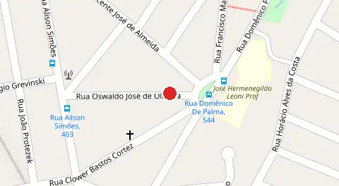 Mapa da localização