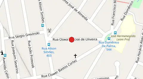 Mapa da localização
