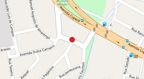 Mapa da localização
