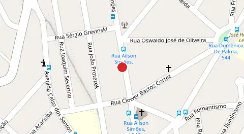 Mapa da localização