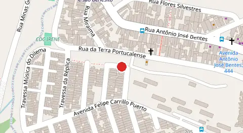 Mapa da localização
