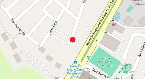 Mapa da localização