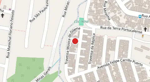 Mapa da localização