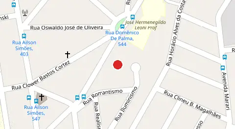 Mapa da localização