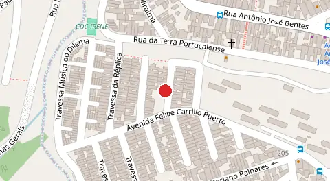 Mapa da localização